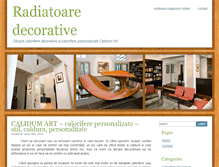 Tablet Screenshot of blog.radiatoare-decorative.com